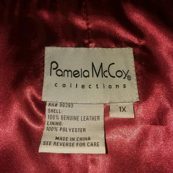 Woman's Pamela McCoy genuine leather jacket - Picture 3 of 3